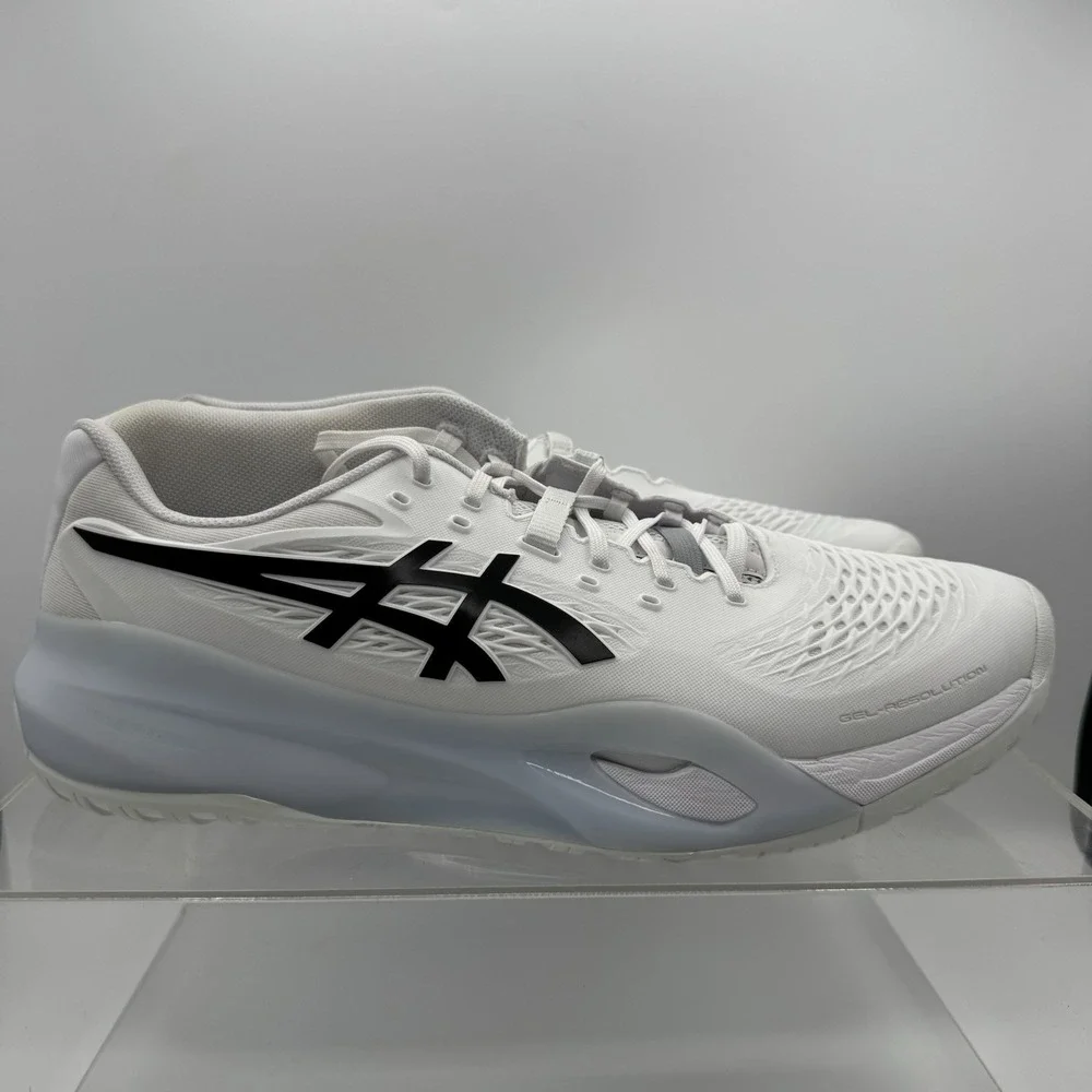 Asics Gel-Resolution X 1041A481 White Tennis Court Shoes Men's Size 13